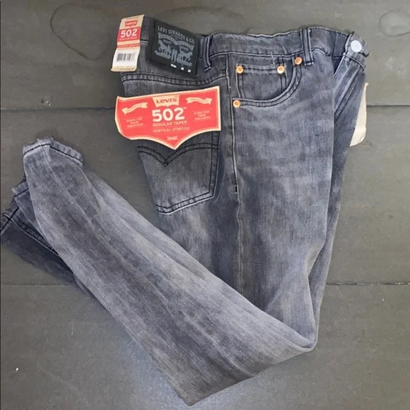 Levi's 502 Regular Taper Fit Jeans Faded Size 16 REG 28x28 - Picture 3 of 12